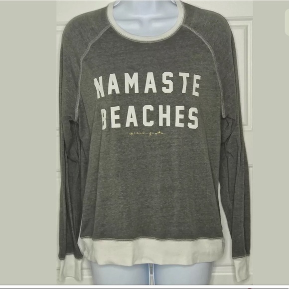 Spiritual Gangster Boyfriend sweatshirt Namaste - Picture 2 of 7